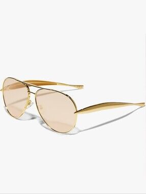 Retro Gold Aviator Sunglasses